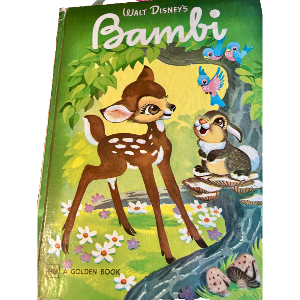 Bambi Hardcover Disney Staff, Walt Disney's A Golden Book 29th ed 1978